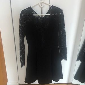 Koop led lace long sleeve dress